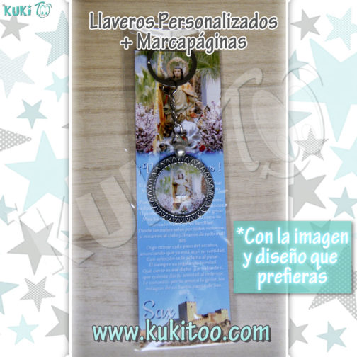 llavero con foto o imagen personalizada